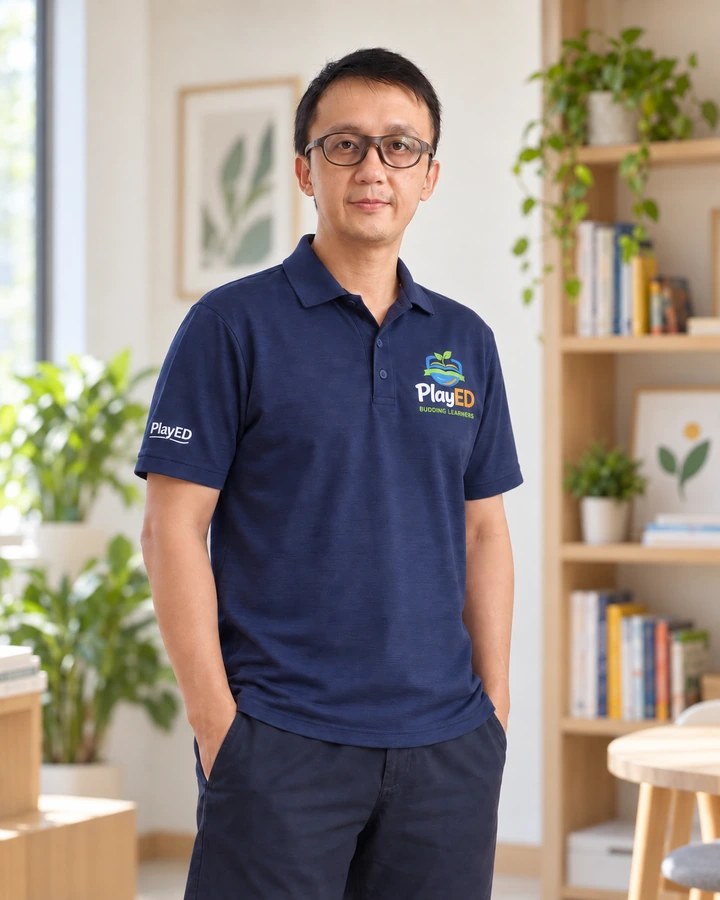 Dominic Chai, Lead Educator at PlayED Budding Learners.